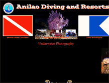 Tablet Screenshot of anilaodiving.com